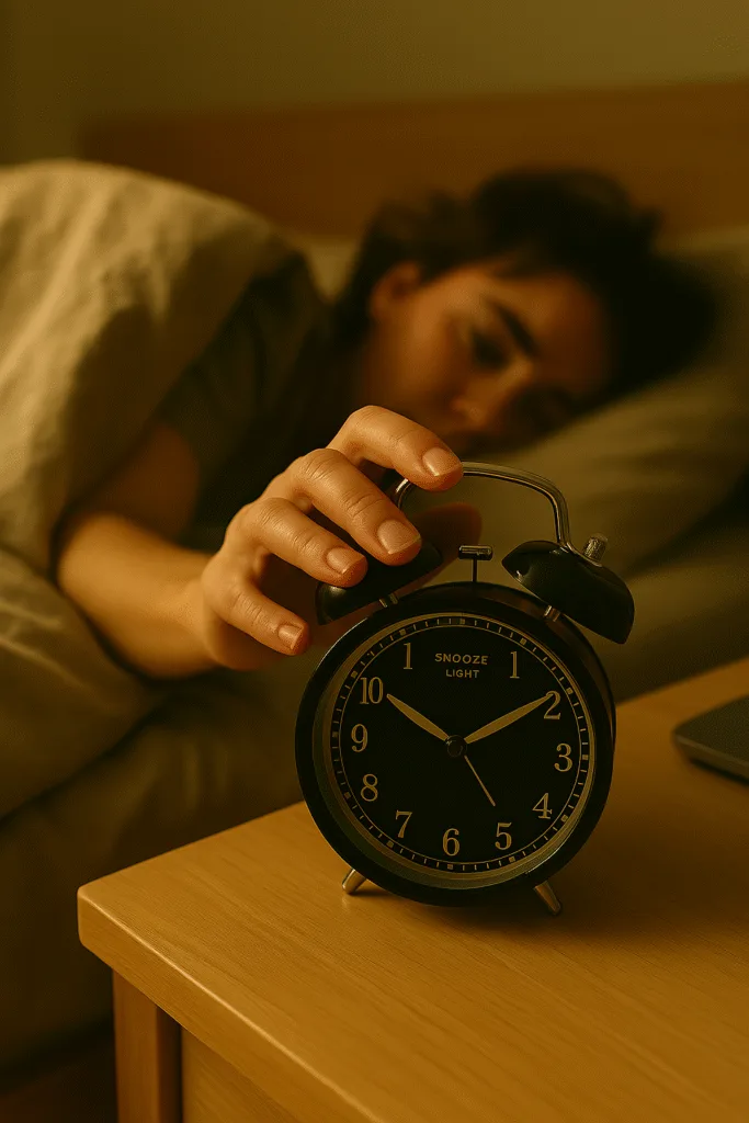 Each time you hit snooze, your brain enters another sleep cycle