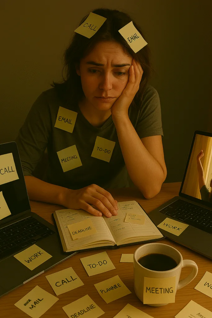 a long to-do list can lead to stress and burnout